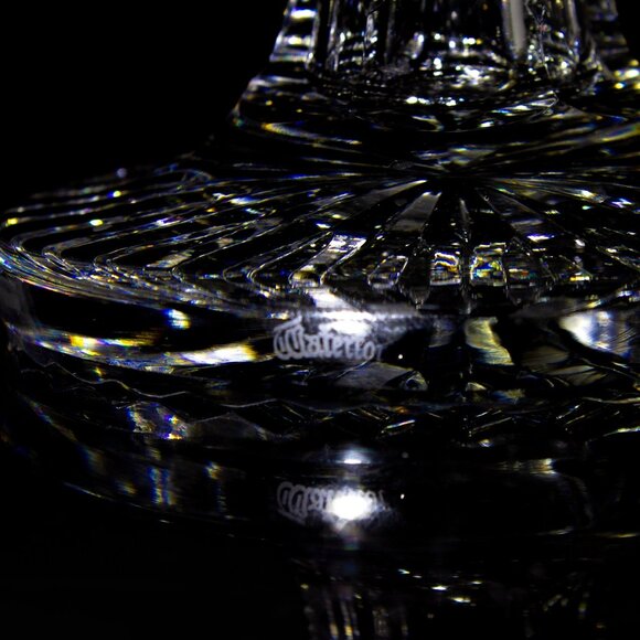 Waterford Crystal Cut Glass Candle Holder - Picture 5 of 5